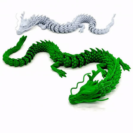 3D Articulated Dragon (STL File)