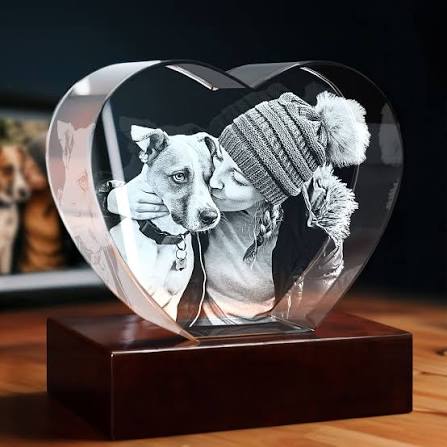 Custom Engraved Crystal Keepsake